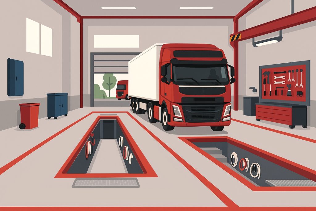 5S bij truckdealers visuele werkplek